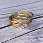Solid Gold Rose Twig Ring, thumbnail 3 of 6
