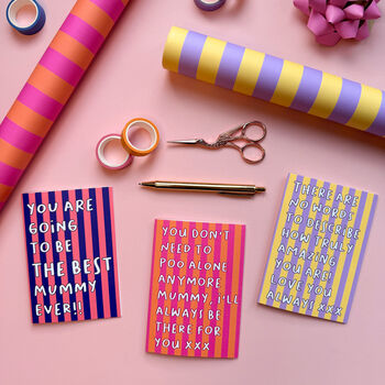 Best Mummy To Be, Mother's Day Card 'From Bump', 3 of 6