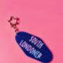The 'South Londoner' Sparkly Motel Keyring / Londoner Gift / Urban Lifestyle Accessories / Cute Statement Keyring, thumbnail 3 of 7