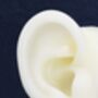 Sterling Silver Small Pair Cz Crystal Trio Stud Earrings, thumbnail 7 of 12