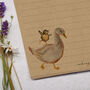 A5 Kraft Letter Writing Paper With Ducklings And Goose, thumbnail 2 of 4