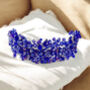Royal Blue Crystal Tiara, thumbnail 8 of 8