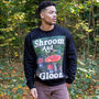 Shroom And Gloom Men's Slogan Sweatshirt, thumbnail 4 of 5