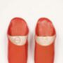 Women's Basic Moroccan Leather Slippers, thumbnail 3 of 12