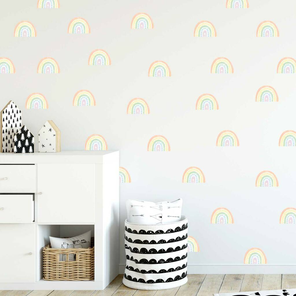 Rainbow Fabric Wall Decal Set By SirFace Graphics