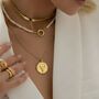 Taurus Zodiac Necklace 18k Gold Plated Gift, thumbnail 2 of 7