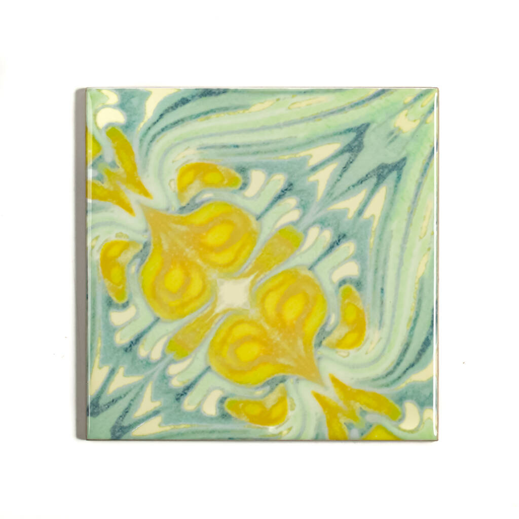 Yellow Gold William Morris Tile, 1 of 11