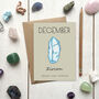 Birthstone Illustration Birthday Card, thumbnail 4 of 12