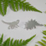 Sterling Silver Dinosaur Earrings, thumbnail 6 of 10