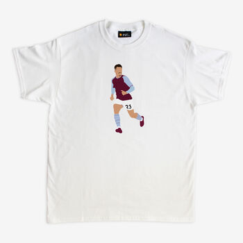 Philippe Coutinho Aston Villa Football T Shirt, 2 of 4