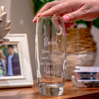 Personalised Special Message Hi Ball Glass Tumbler, 2 of 5