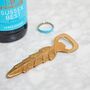 Gold Feather Bottle Opener, thumbnail 2 of 4