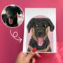 Personalised Illustration Pet Portrait Colourful Print, thumbnail 2 of 8