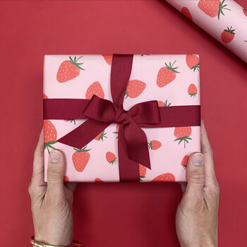Luxury Strawberry Wrapping Paper/Gift Wrap, 4 of 7