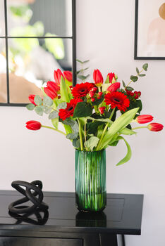 Harmony Red Tulips Bouquet, 2 of 3