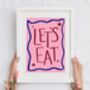 Let's Eat Home/Kitchen Print, thumbnail 3 of 4