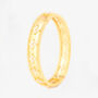 Kinmokusei 18 K Gold Plated Flower Beaded Bangle, thumbnail 4 of 5