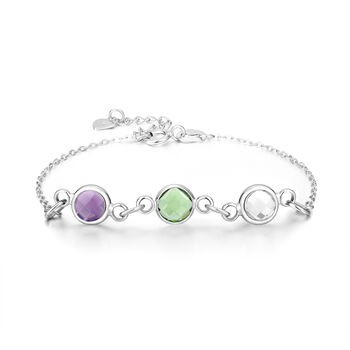 Personalise Create Your Own Family Birthstones Bracelet, 2 of 12