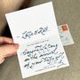 We Handwrite Your Personalised Message Card, thumbnail 5 of 9