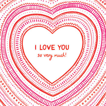 'I Love You So Very Much' Card, 4 of 4
