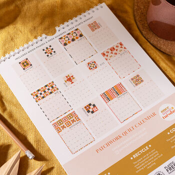 2024 Patchwork Quilt Calendar, 3 of 10