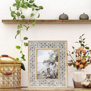 Bohemian 3D Pattern Picture Frame For Wall Tabletop, 3 of 4