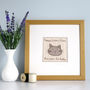 Personalised Cat Birthday Card For Her, thumbnail 4 of 12