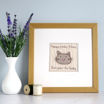 Personalised Cat Birthday Card For Her, 4 of 12