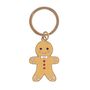 Gingerbread Man Keyring, thumbnail 2 of 2