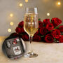 Personalised I Love You To The Moon And Back Champagne Flute, thumbnail 1 of 6