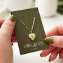 Birthstone Heart Locket 18k Gold Plated Necklace, thumbnail 10 of 12