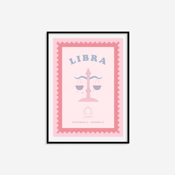 Children's Libra Zodiac Print, 4 of 8