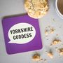 Yorkshire Goddess Coaster, thumbnail 2 of 2