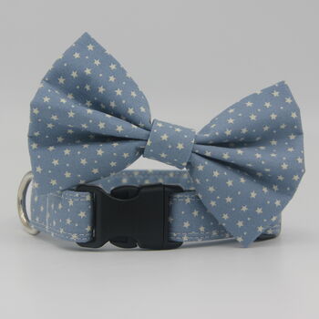 Light Blue Star Dog Collar And Lead Accessories Set, 8 of 12