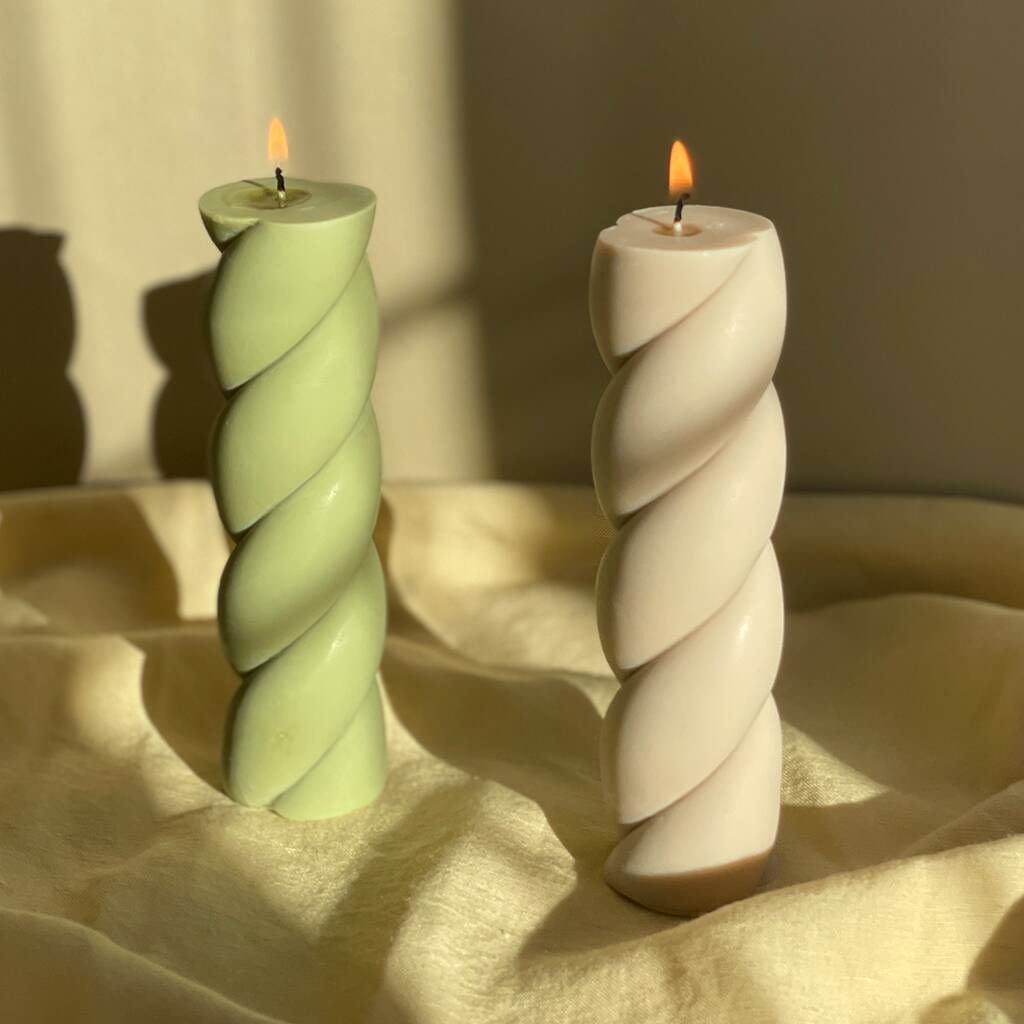 Marshmallow Shaped Pillar Candle