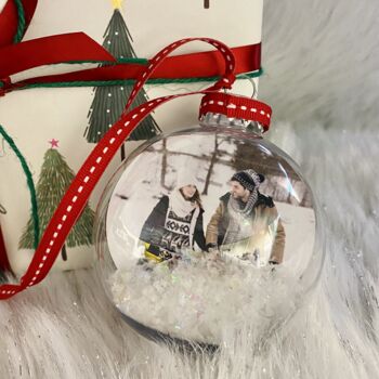 Personalised Photo Christmas Bauble, 3 of 3