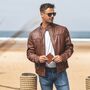 Mens' Luxury Sheepskin Leather Jacket, thumbnail 1 of 11