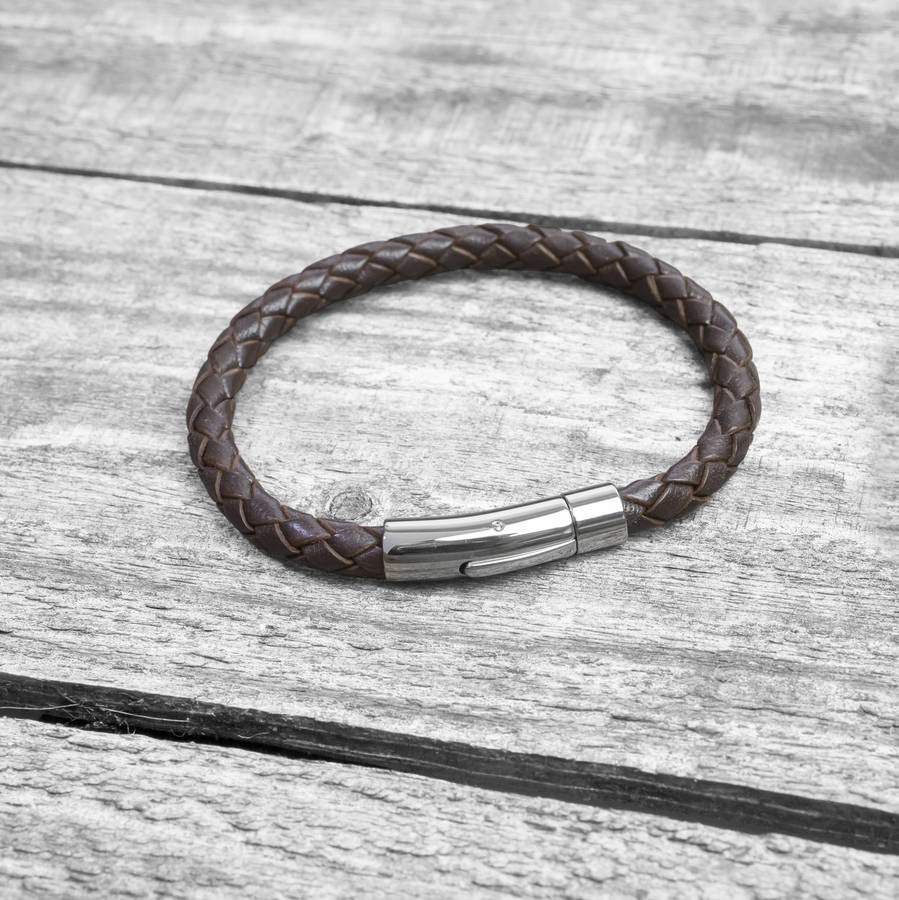 Personalised Hidden Note Leather Bracelet By Capture & Keep