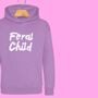 'Feral Child' Kids Hoodie Jumper, thumbnail 5 of 10