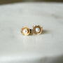 9ct Gold And Freshwater Pearl Earrings, thumbnail 2 of 2