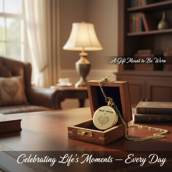 Personalised The Balmoral Pocket Watch With Case A Birthday And Anniversary Gift, 5 of 12