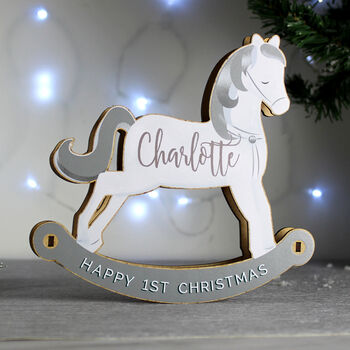 Personalised Make Your Own Rocking Horse Decoration Kit, 2 of 4