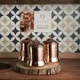 Set Of Three Solid Copper Canisters, Copper Kitchen Food Storage Jars, thumbnail 1 of 5