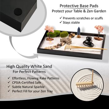 Customisable Zen Garden Kit. Japanese Sand Garden. Mindfulness Gifts, 11 of 12