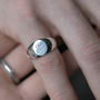 His And Hers Till Death Promise Signet Ring, thumbnail 5 of 7