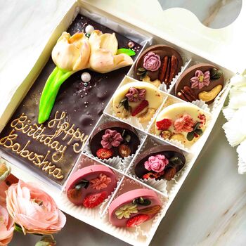Chocolate Flower, Personalised Tulip Gift For Women, 3 of 9