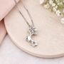 30th Birthday Sterling Silver Three Star Necklace, thumbnail 2 of 2
