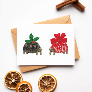 Christmas Tortoise Christmas Cards, 8 of 11
