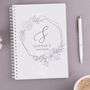 Personalised Floral Frame Initial Hardback Notebook, thumbnail 1 of 2