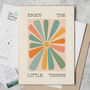 'Enjoy The Little Things' Graphic Print, thumbnail 2 of 5